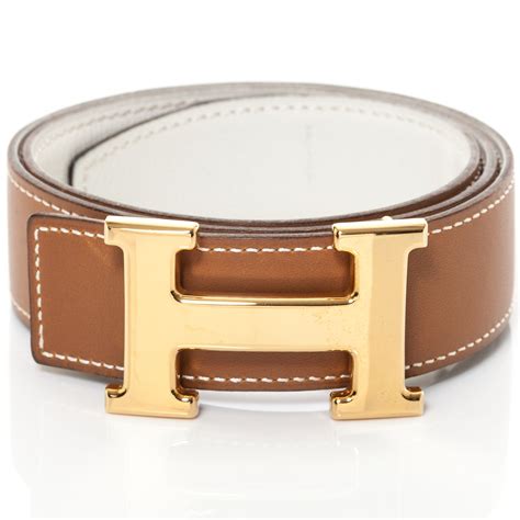 Hermes reversible leather belt